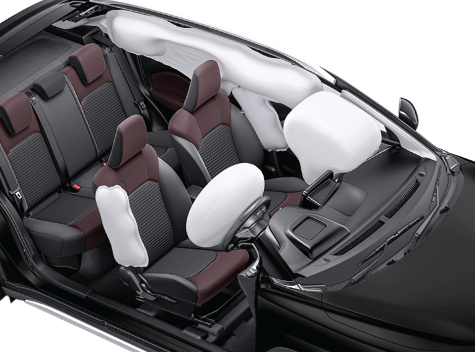 6 SRS Airbags Protection - Suzuki Fronx