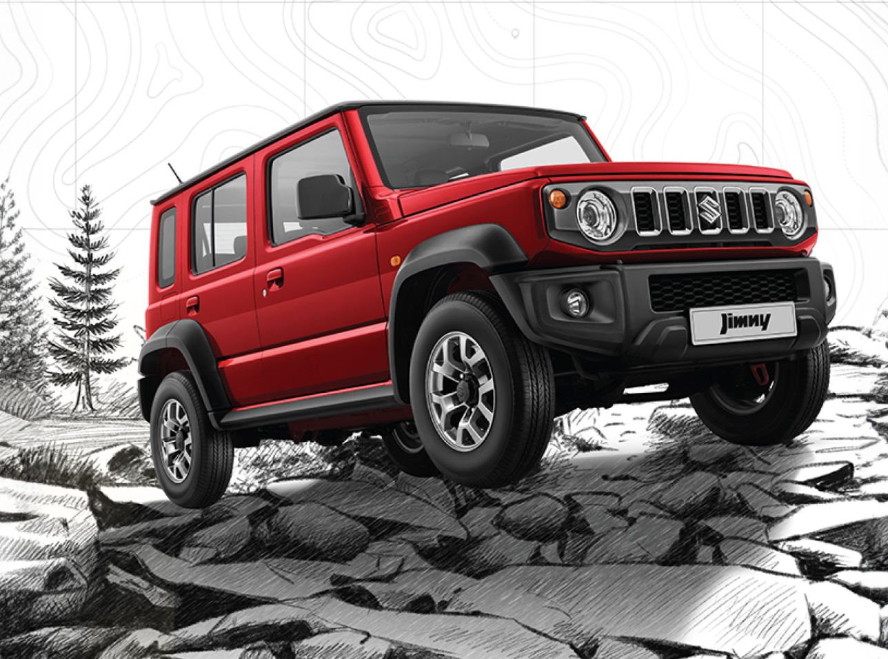 Embrace The Thrill Legendary Off-Road Styling - Suzuki Jimny 5-Door