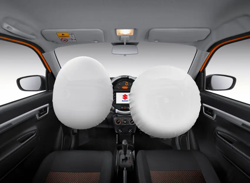 Dual SRS Airbags & Center Display Console - Suzuki S-Presso